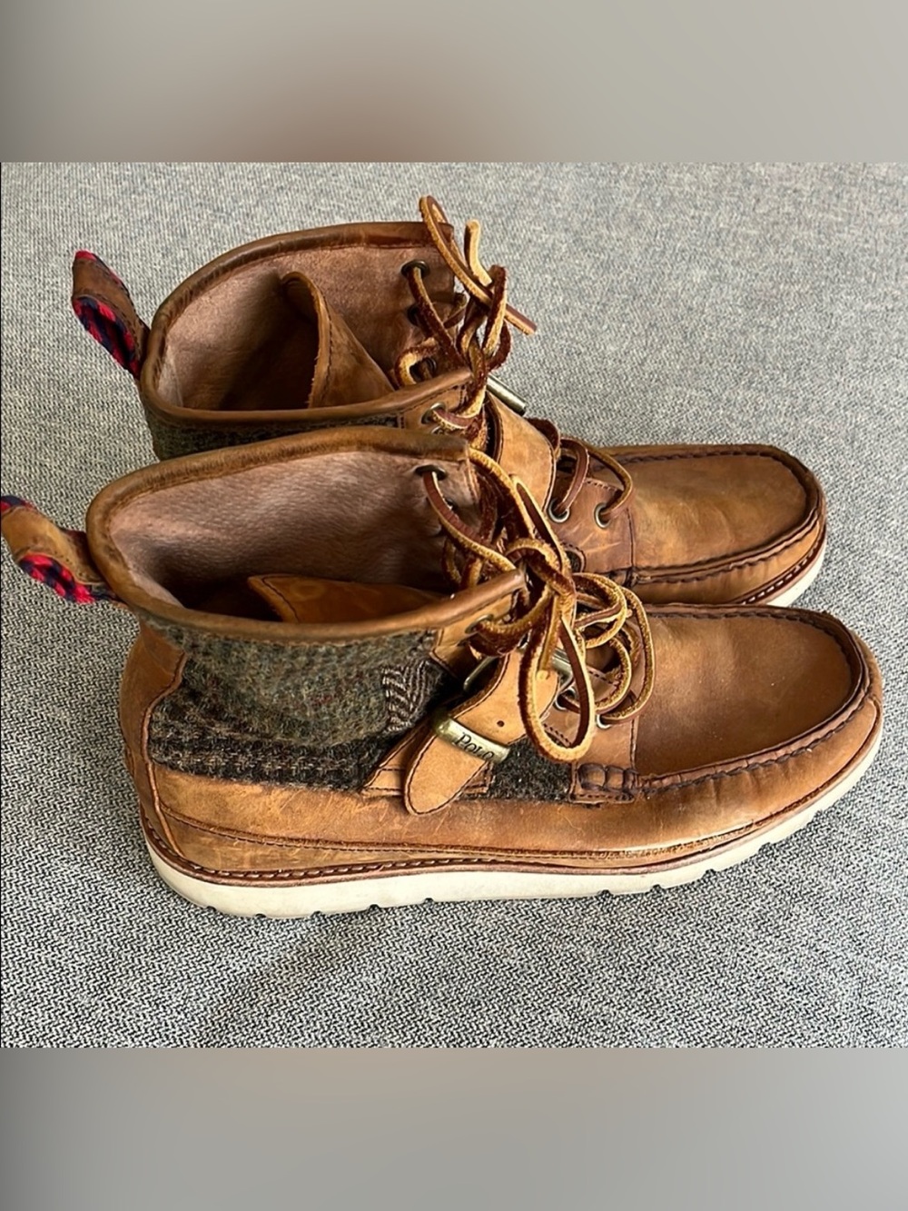 Polo Ralph Lauren Men's Brown Leather Boots